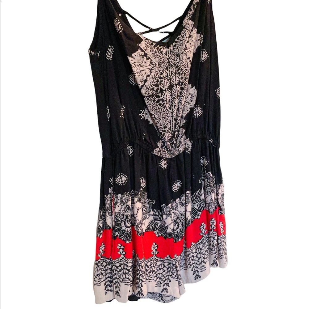 Angie Boho Paisley Romper Size Small
